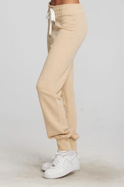 Clearance Zuma Cotton Terry Joggers With Rib And Shoestring Tie Women Loungewear|Bottoms