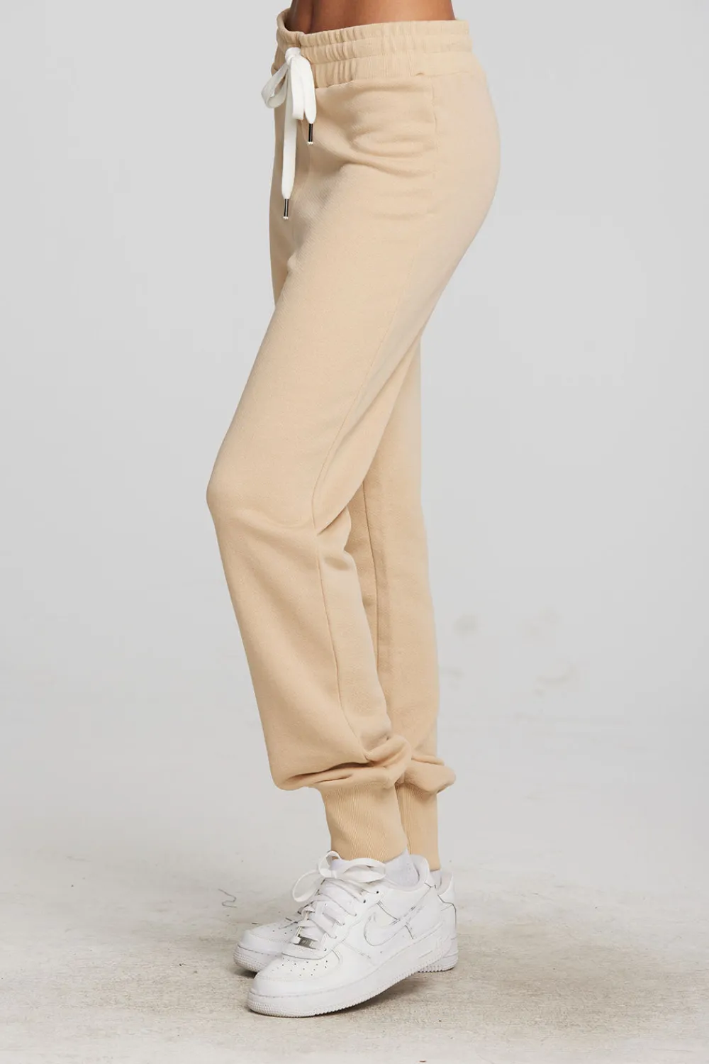 Clearance Zuma Cotton Terry Joggers With Rib And Shoestring Tie Women Loungewear|Bottoms