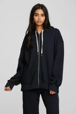 Cheap Zuma Cotton Terry Zip Up Hoodie Women Outerwear|Loungewear