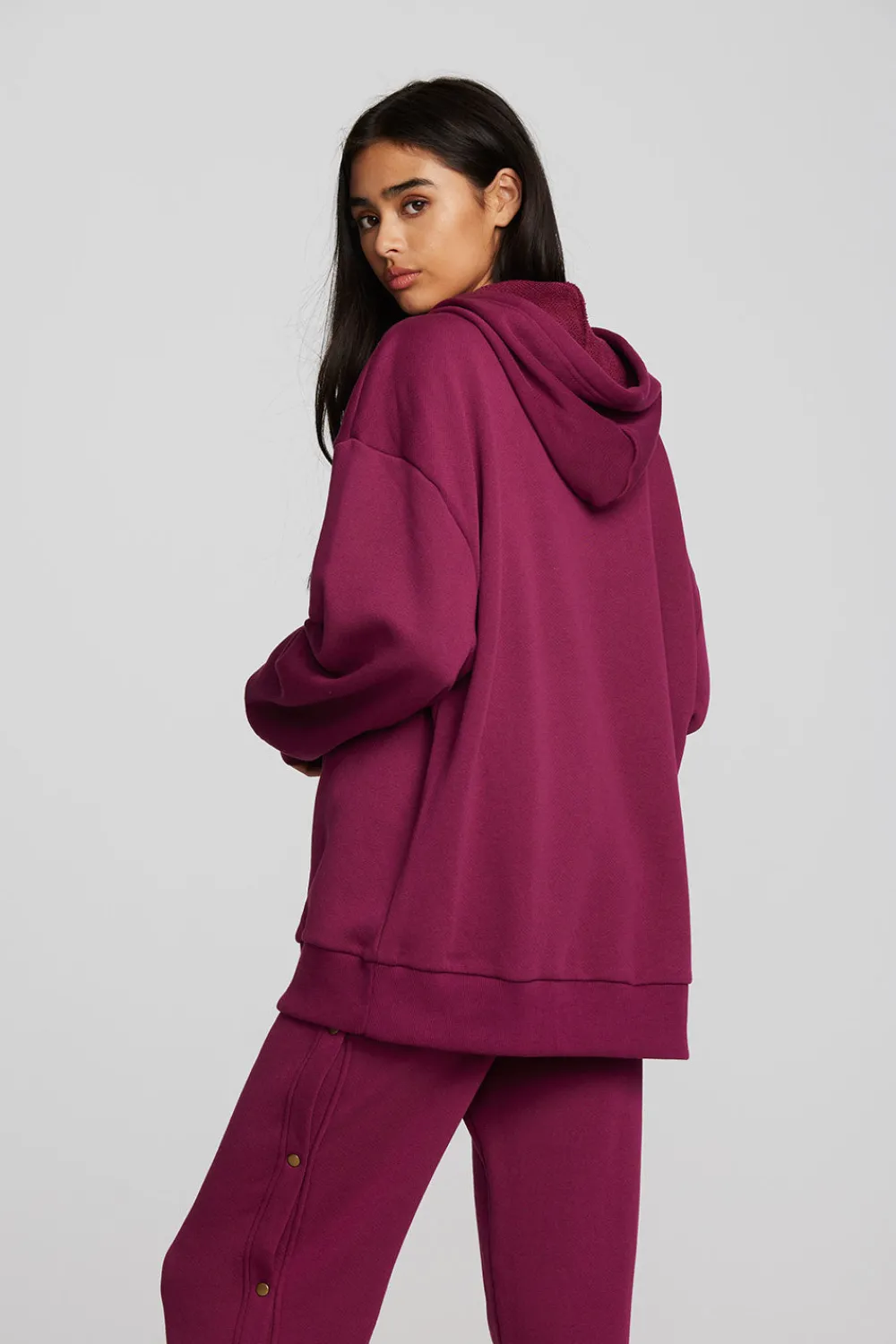 Discount Zuma Cotton Terry Zip Up Hoodie Women Outerwear|Tops